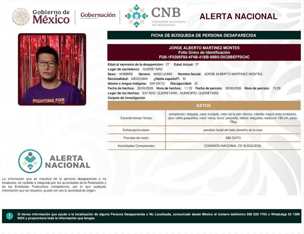 JORGE ALBERTO MARTÍNEZ MONTES