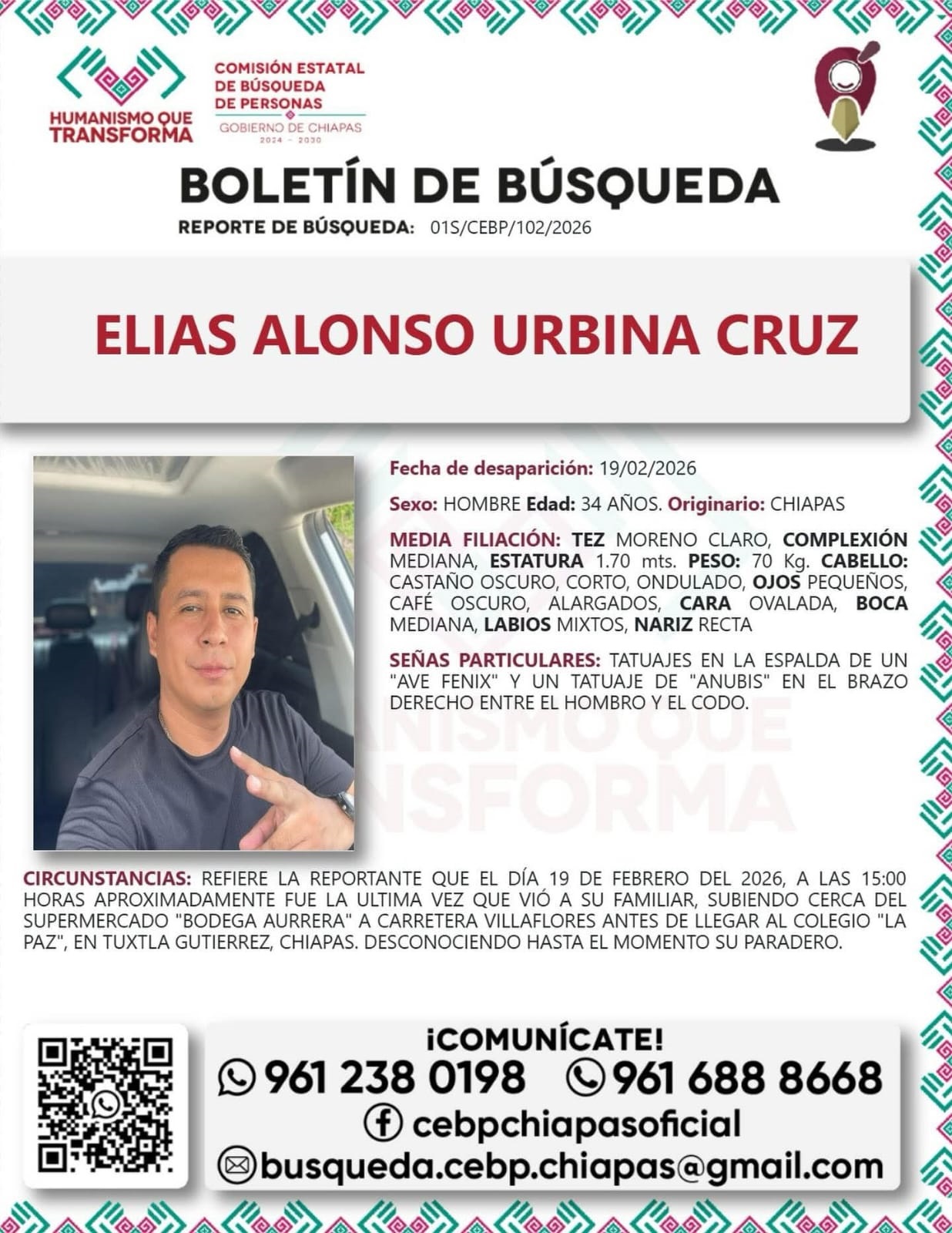 ELIAS ALONSO URBINA CRUZ