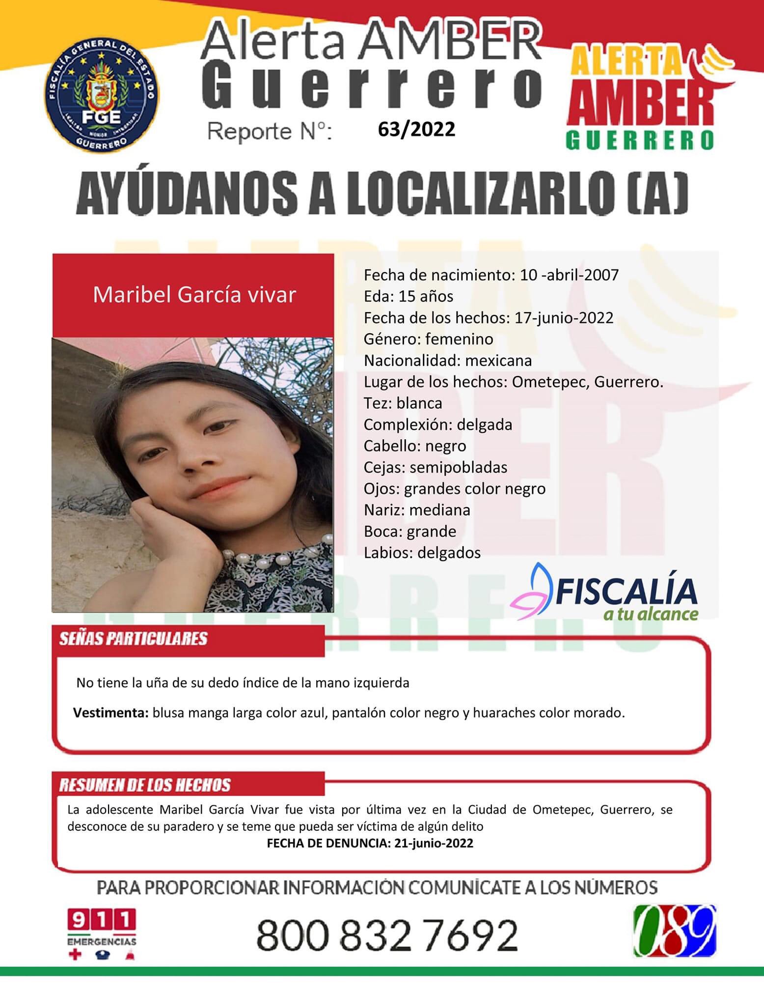 Maribel García Vivar.