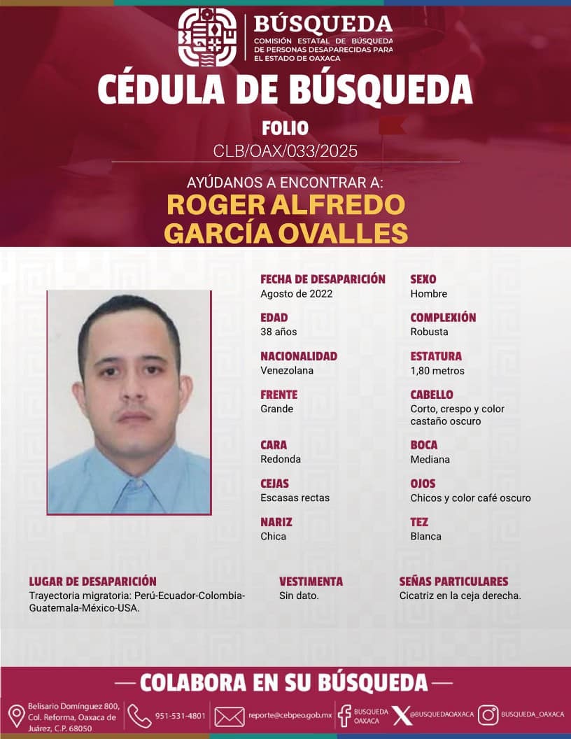 ROGER ALFREDO GARCÍA OVALLES