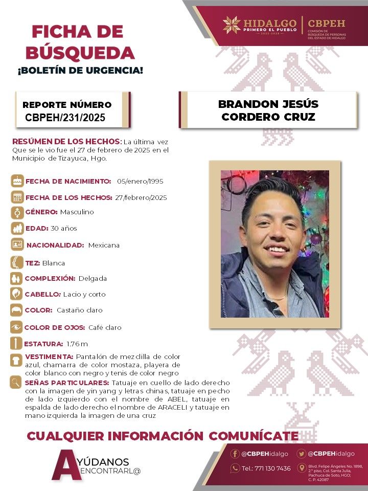 BRANDON JESÚS CORDERO CRUZ