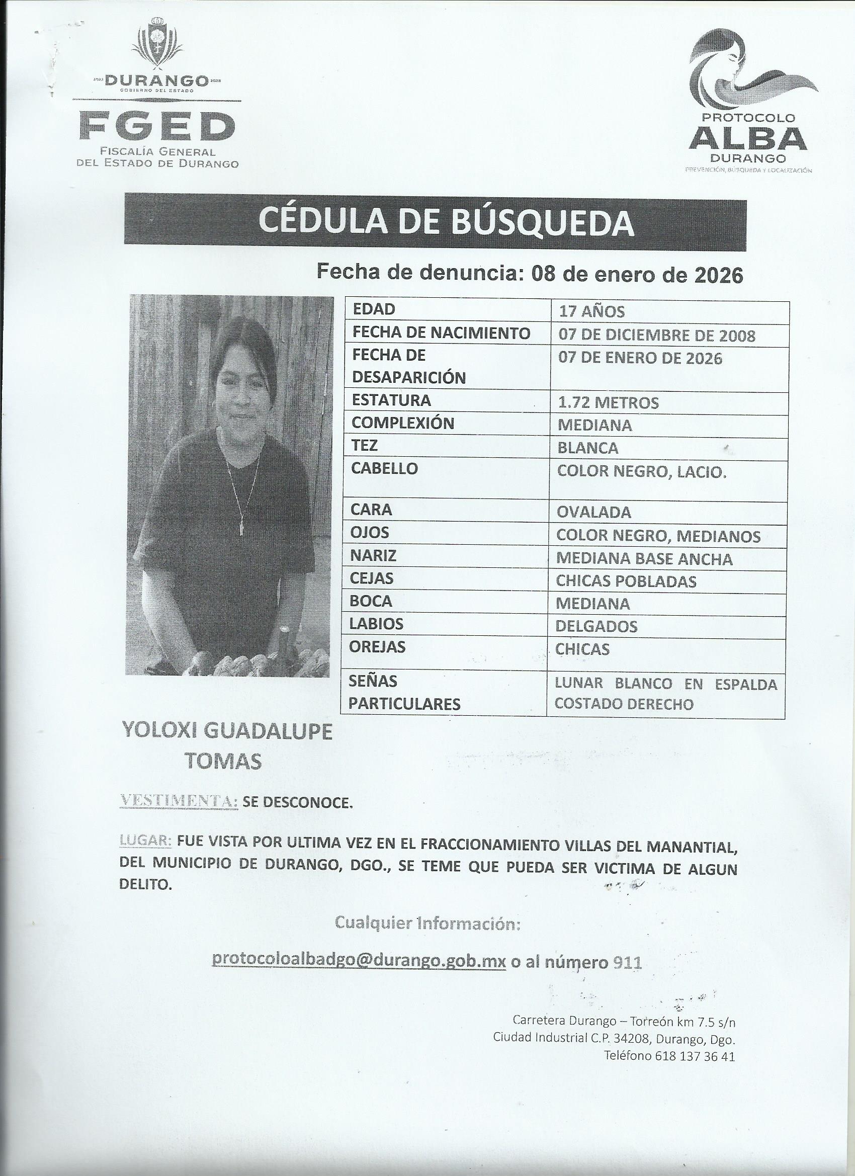 Yoloxi Guadalupe Tomas