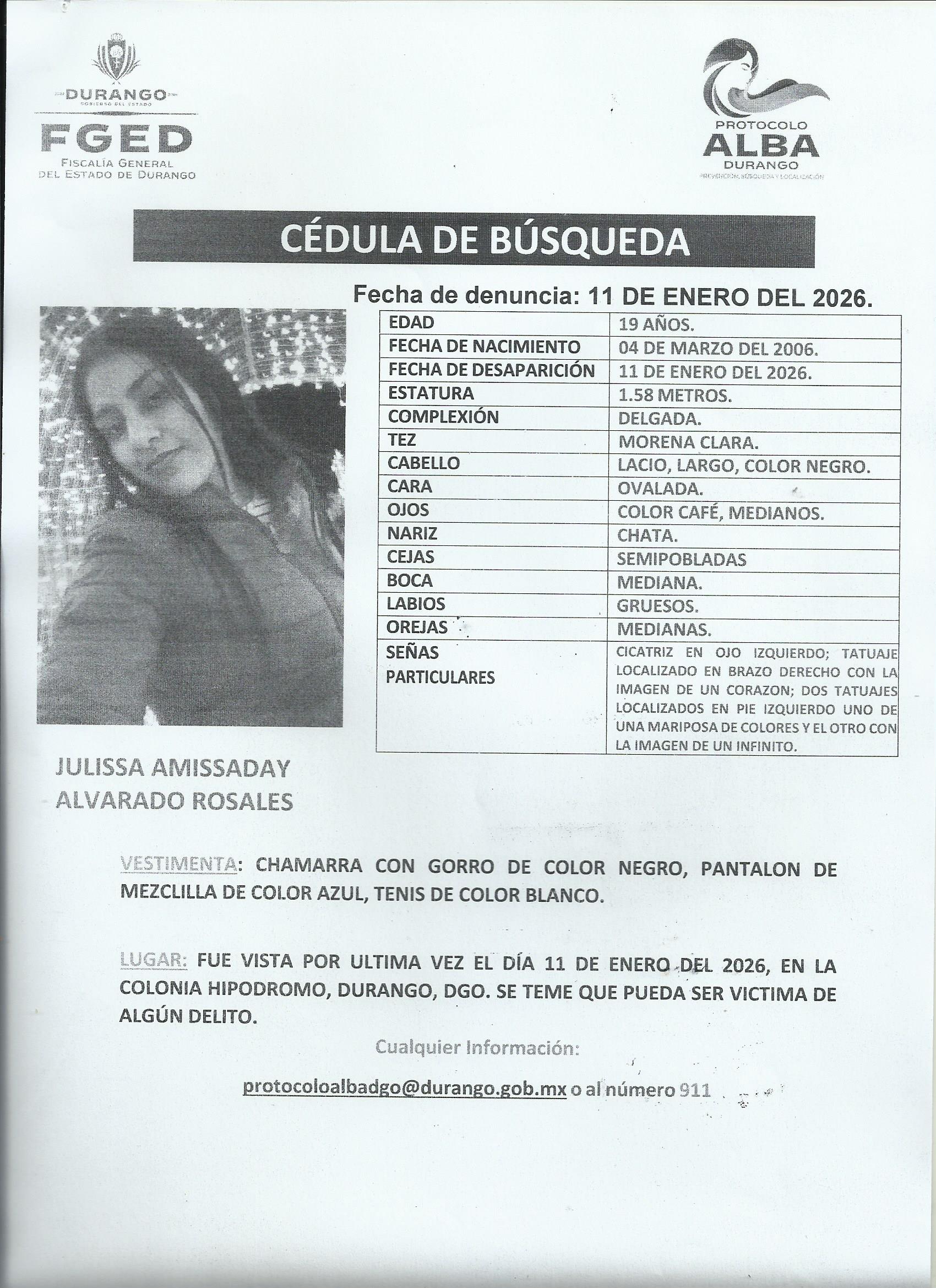 Julissa Amissaday Alvarado Rosales