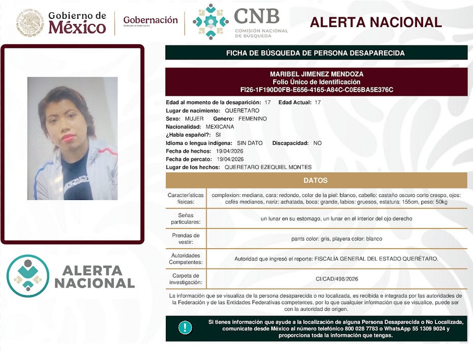 MARIBEL JIMÉNEZ MENDOZA