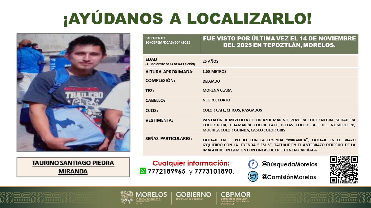 TAURINO SANTIAGO PIEDRA MIRANDA
